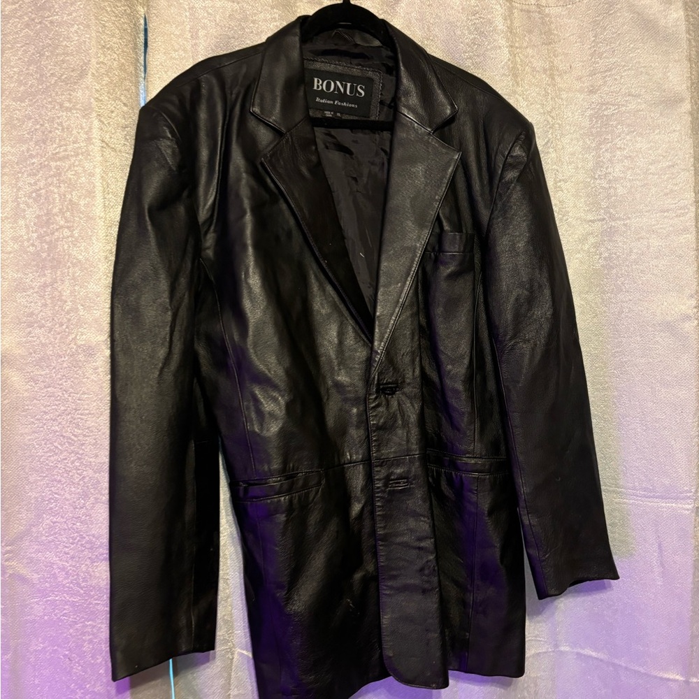 Men’s large BONUS Leather jacket